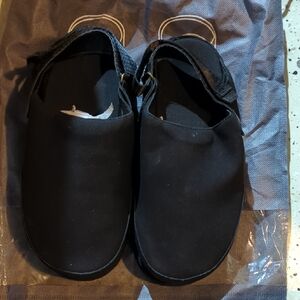 Black Slip-On Clogs